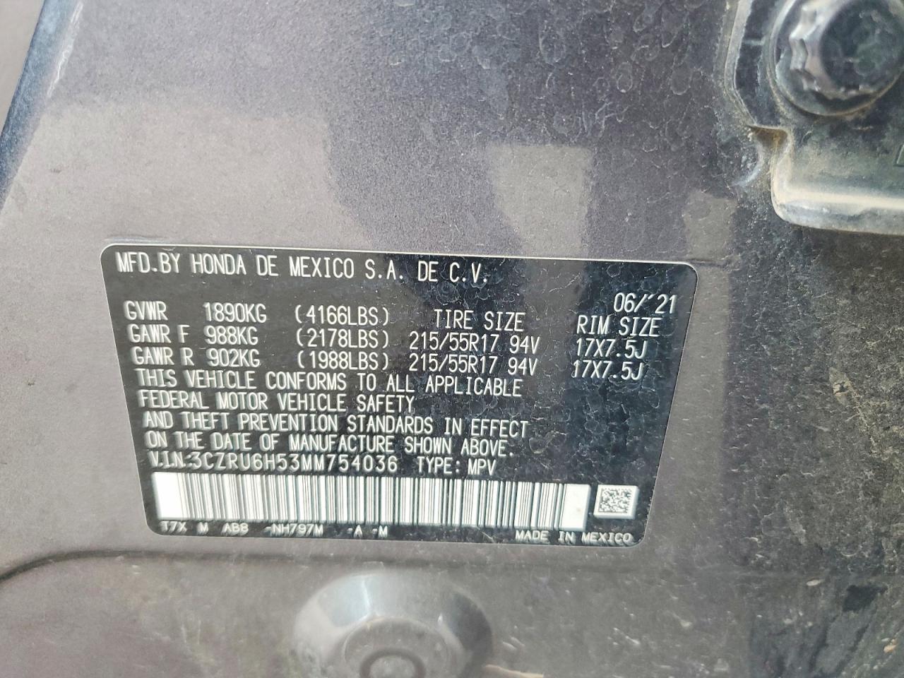 Honda HR-V Ex