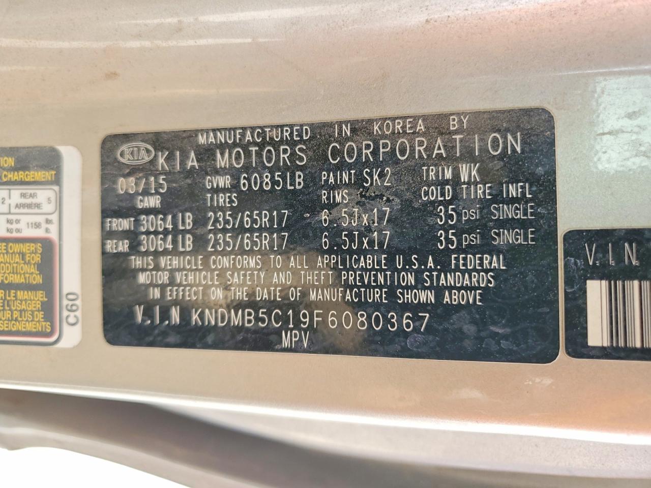 Kia Sedona Lx