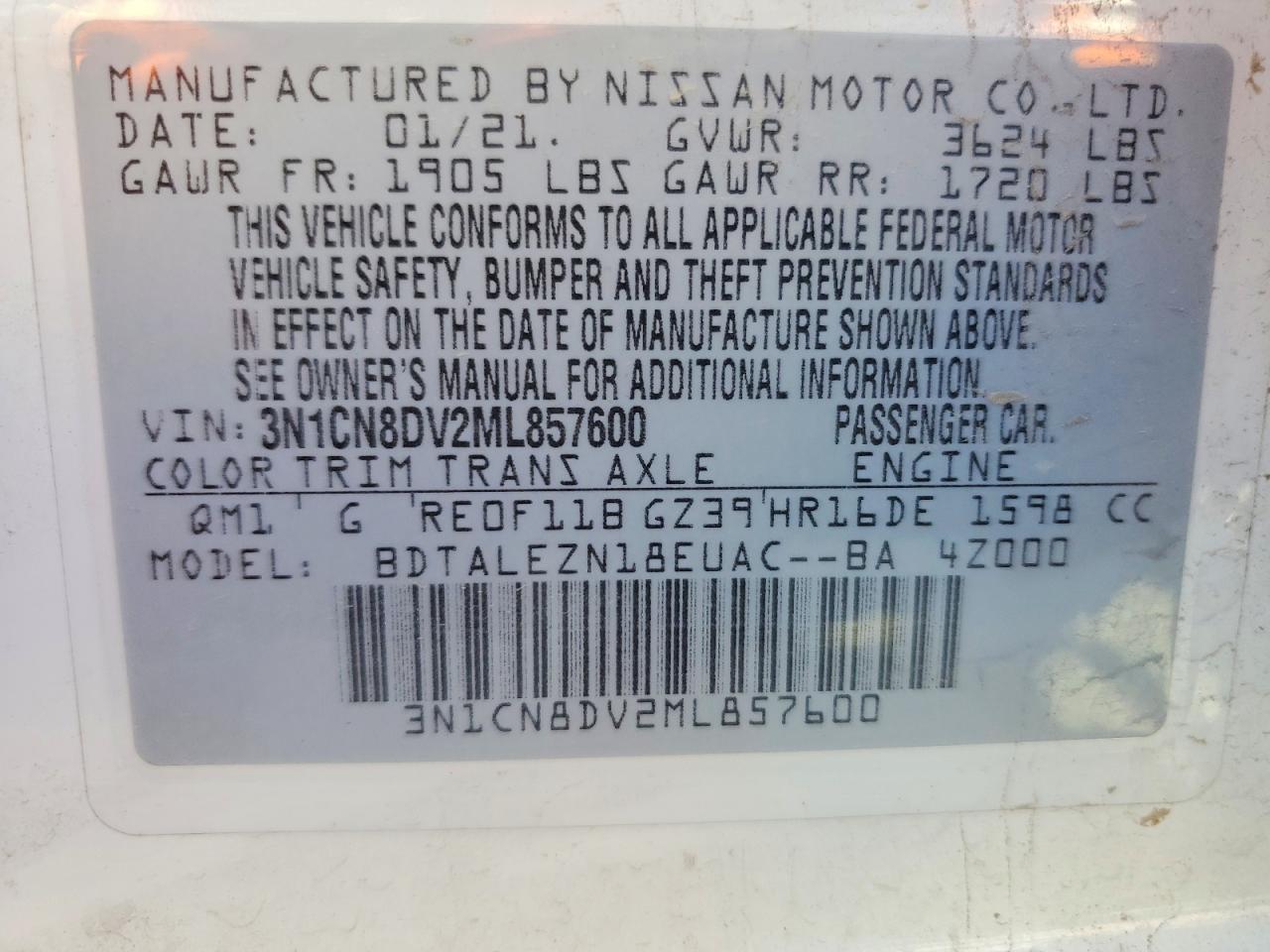 Nissan Versa S