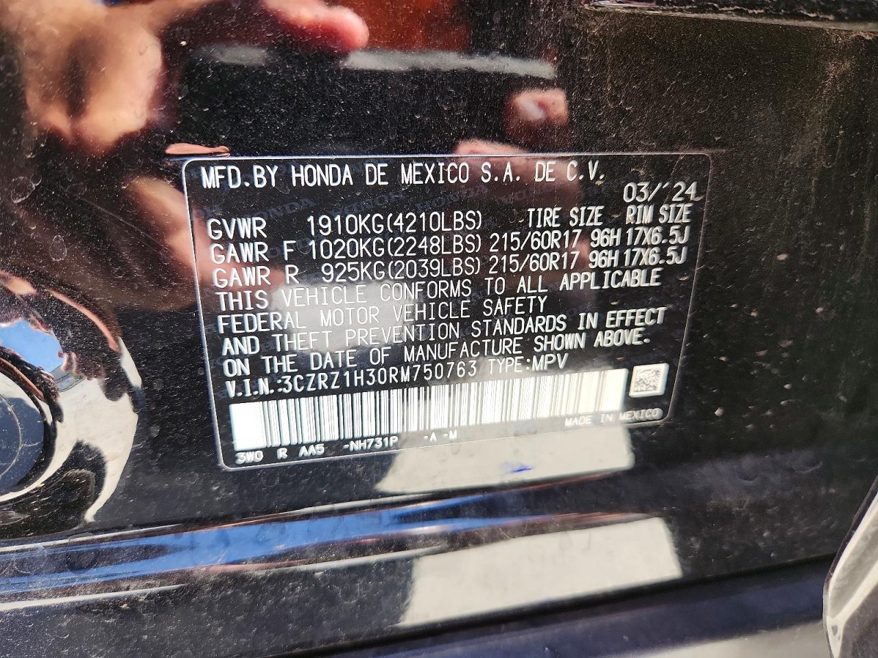 Honda HR-V Lx
