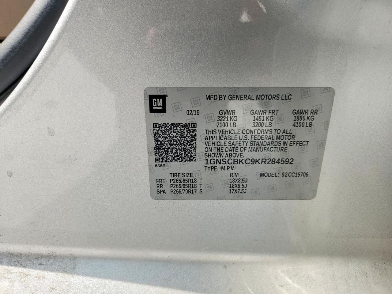 Chevrolet Tahoe C1500 Lt