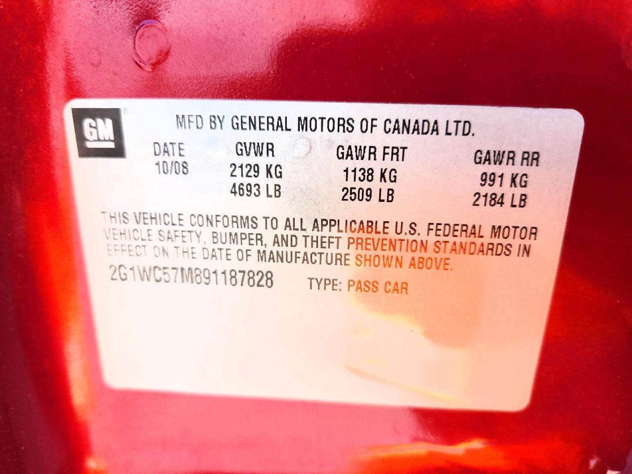 Chevrolet Impala 2lt