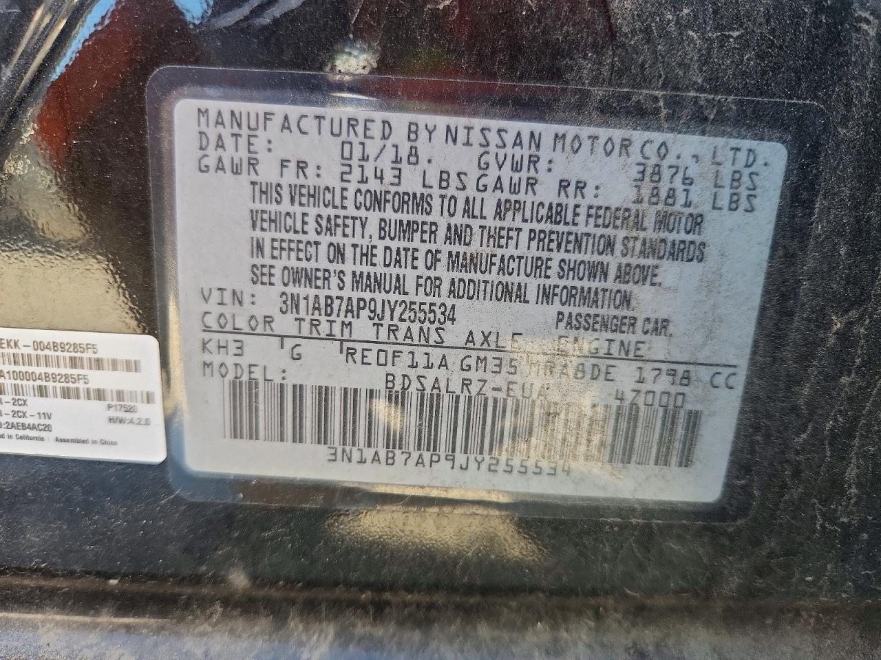 Nissan Sentra Sr