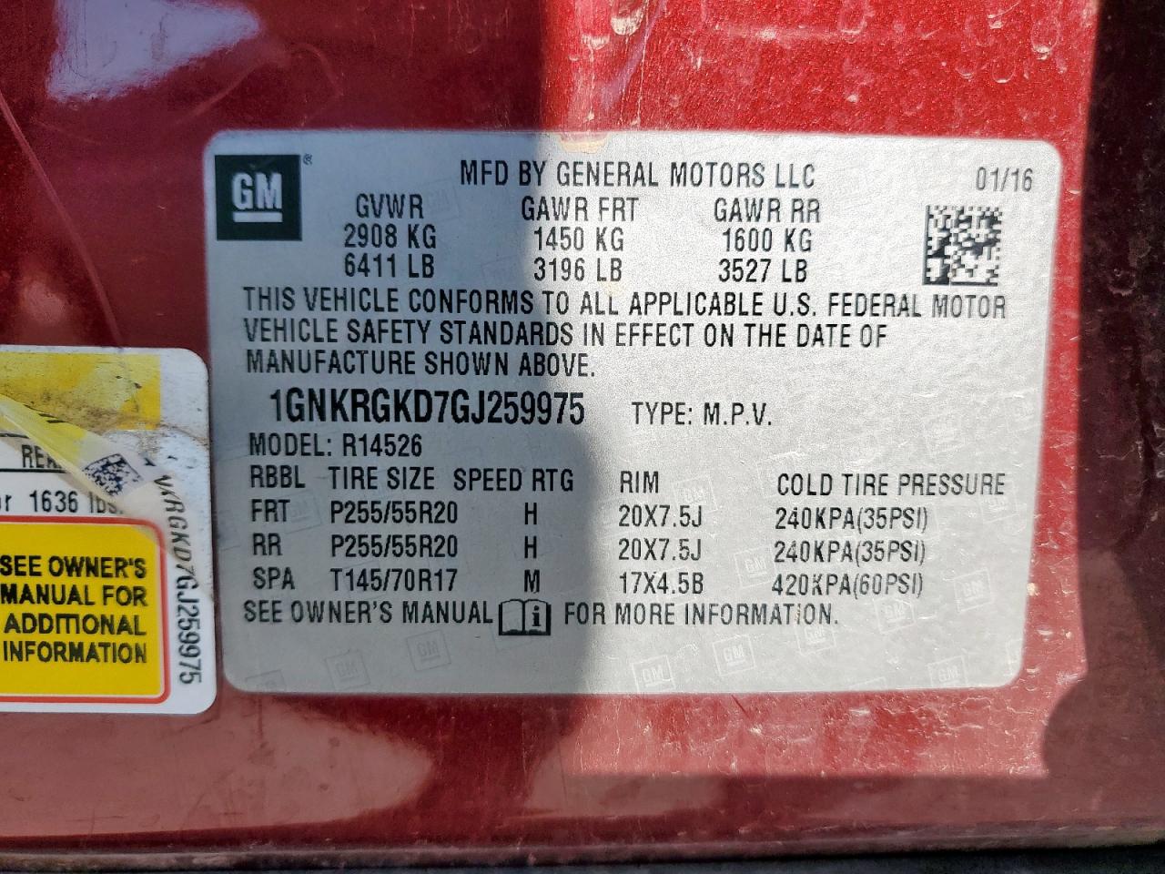 Chevrolet Traverse Lt
