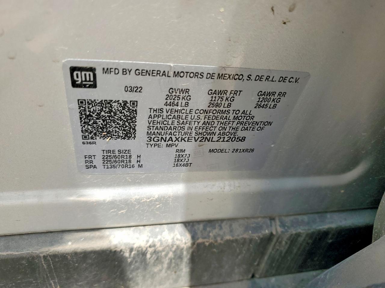 Chevrolet Equinox Lt