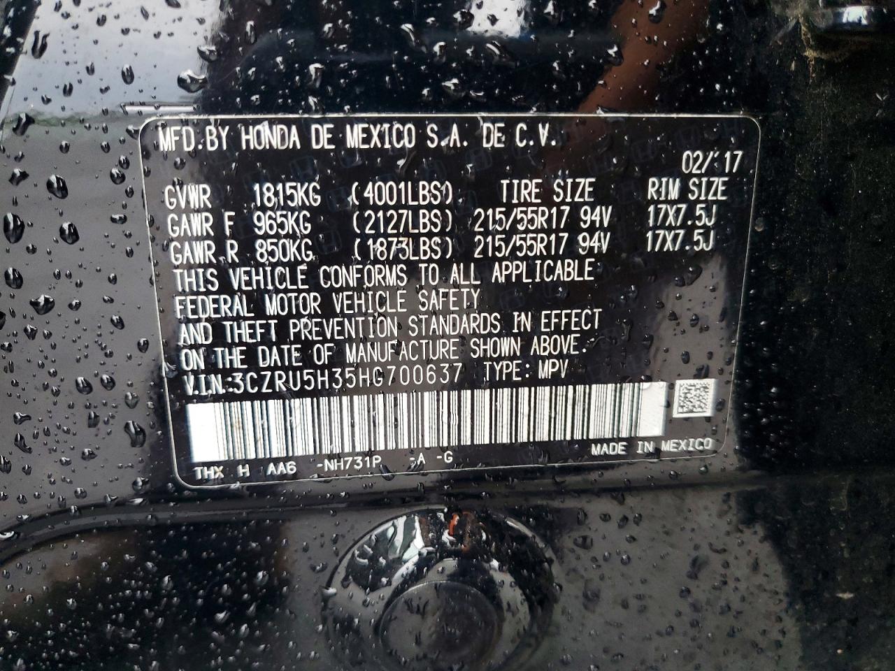 Honda HR-V Lx