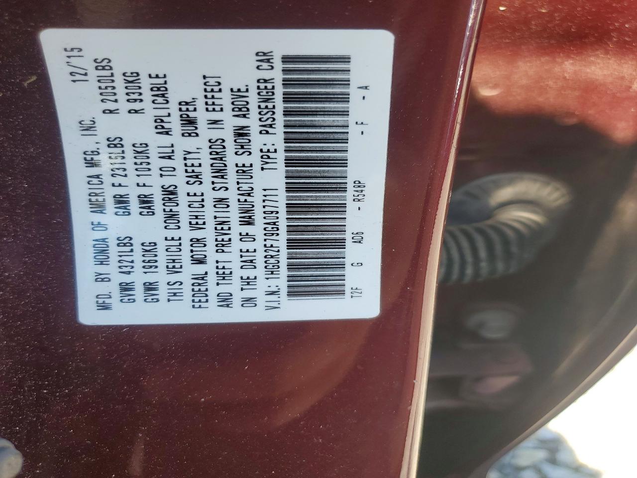 Honda Accord Ex