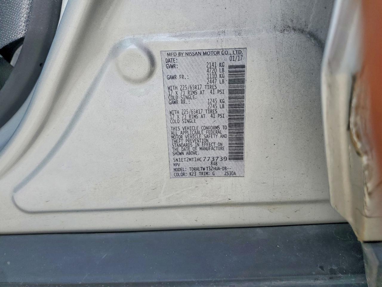Nissan Rogue Sv