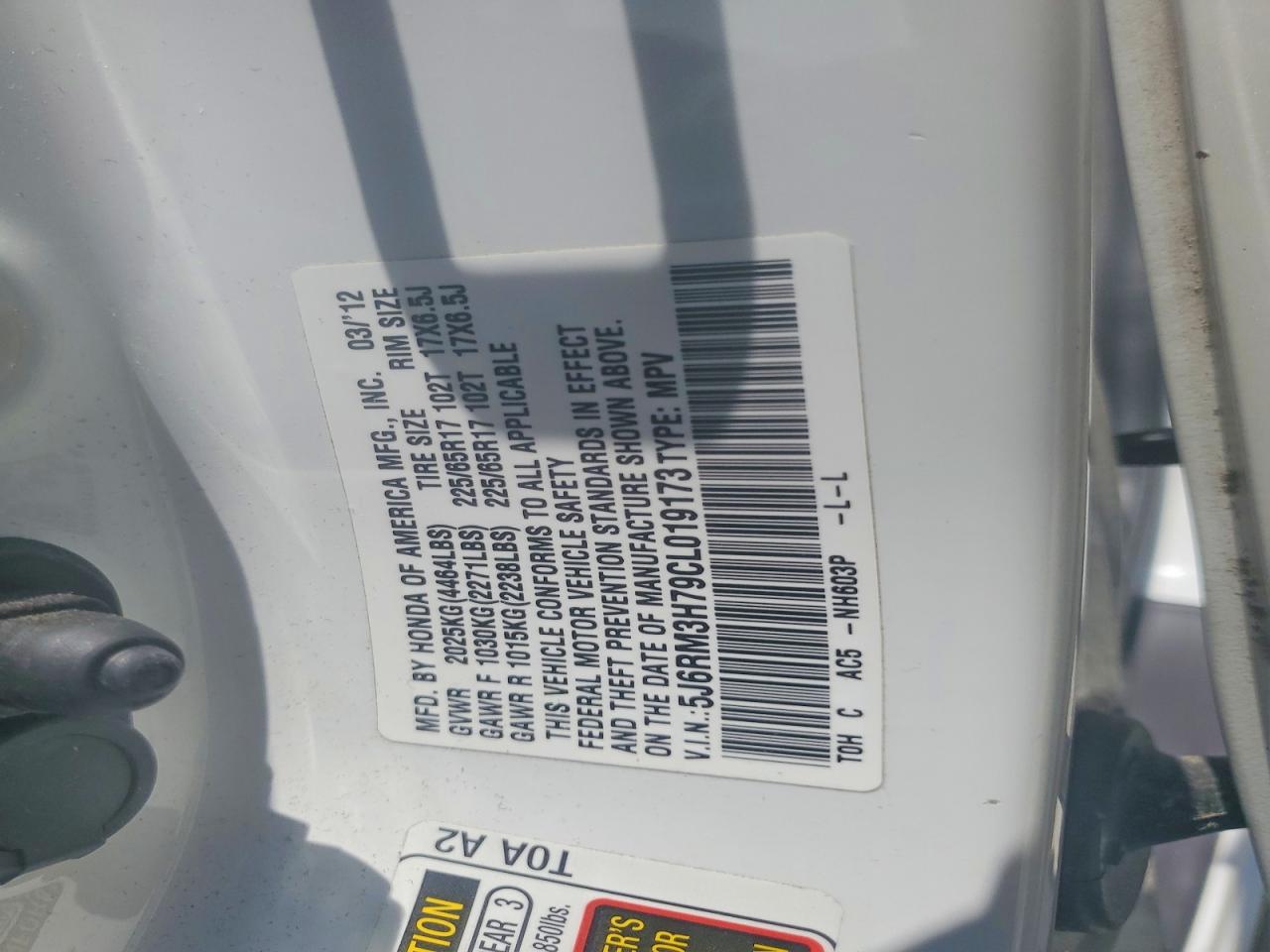 Honda Crv Exl