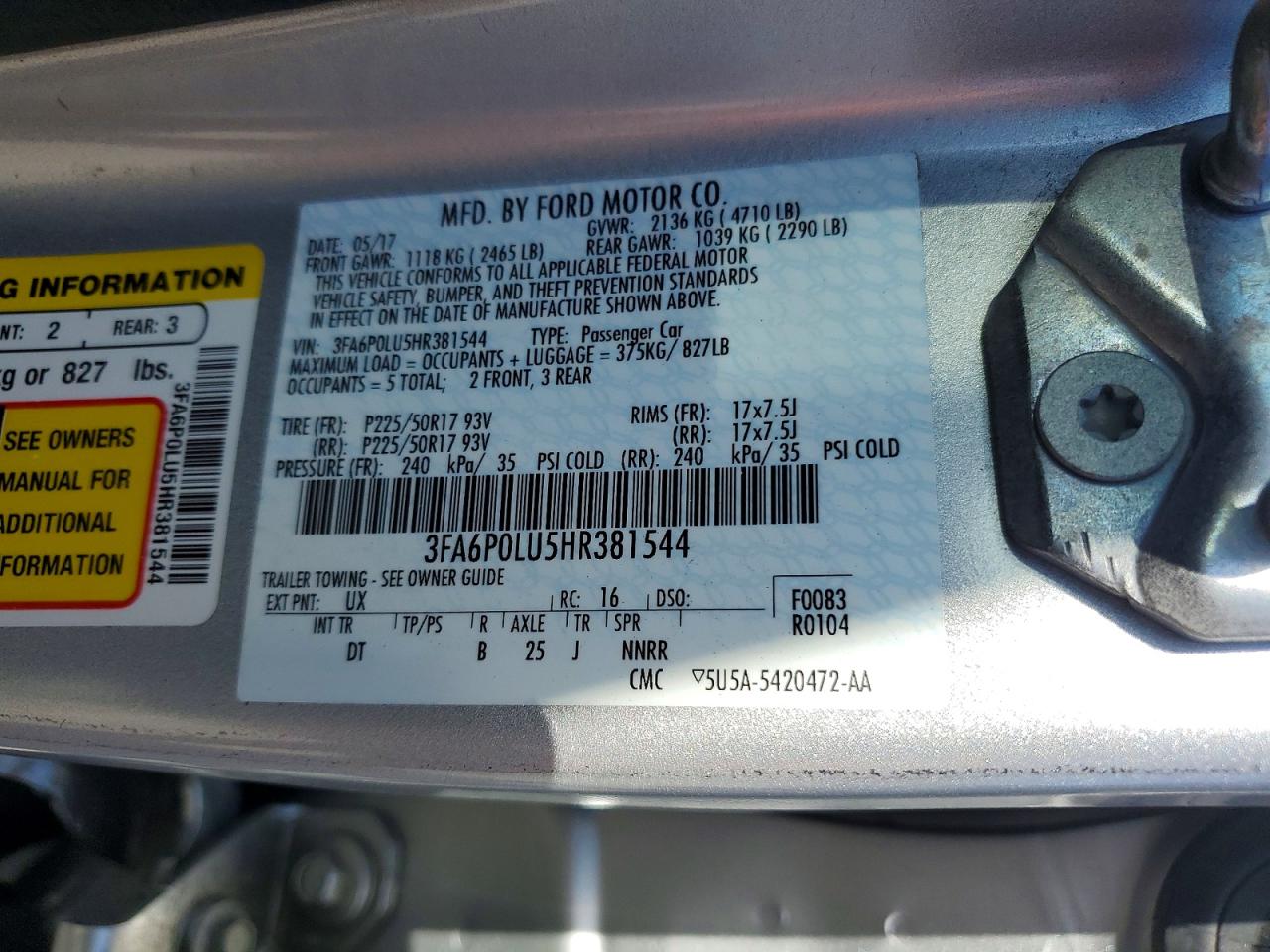 Ford Fusion Se Hybrid