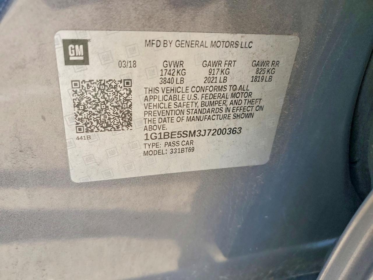Chevrolet Cruze Lt
