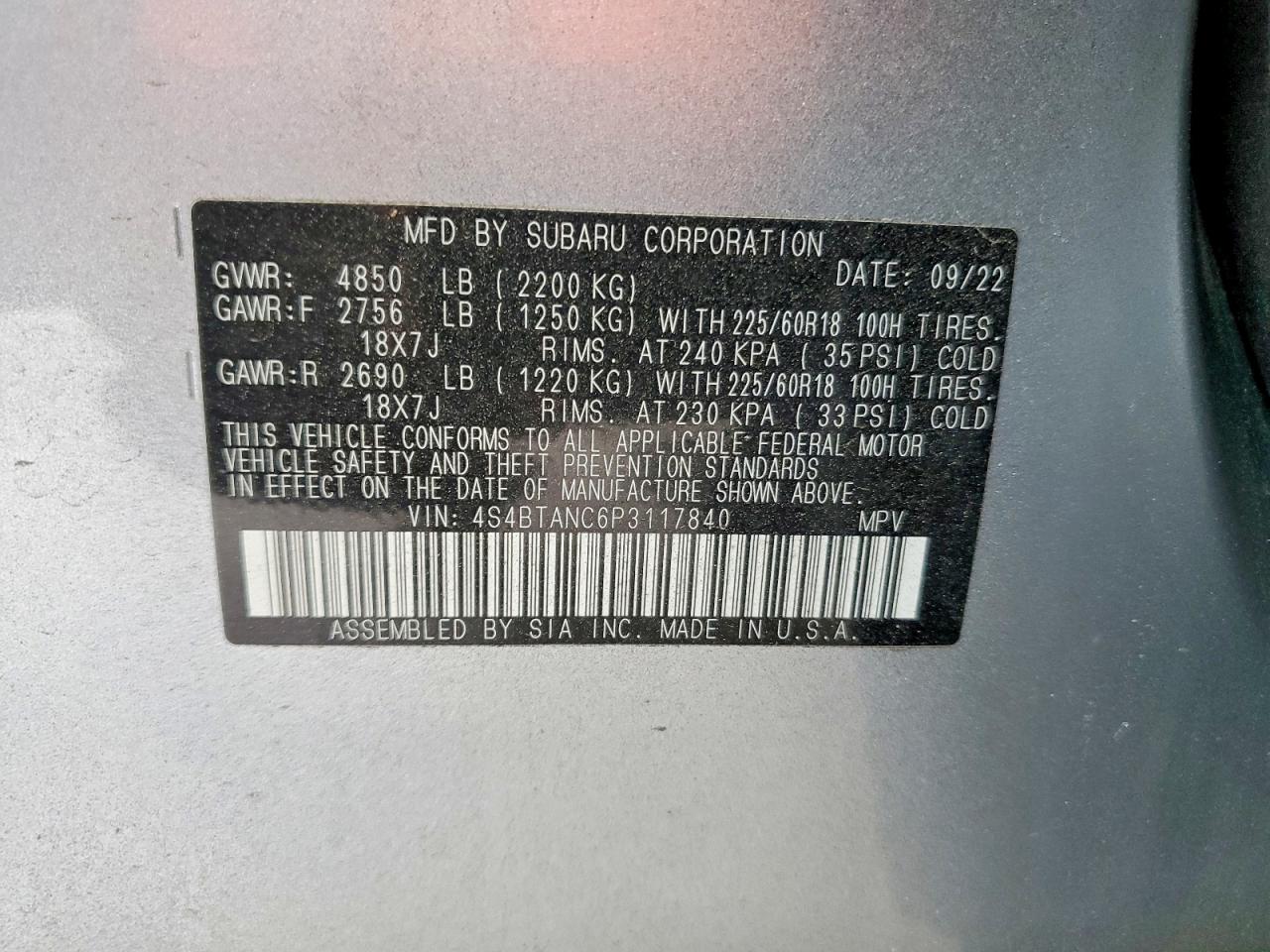 Subaru Outback Limited
