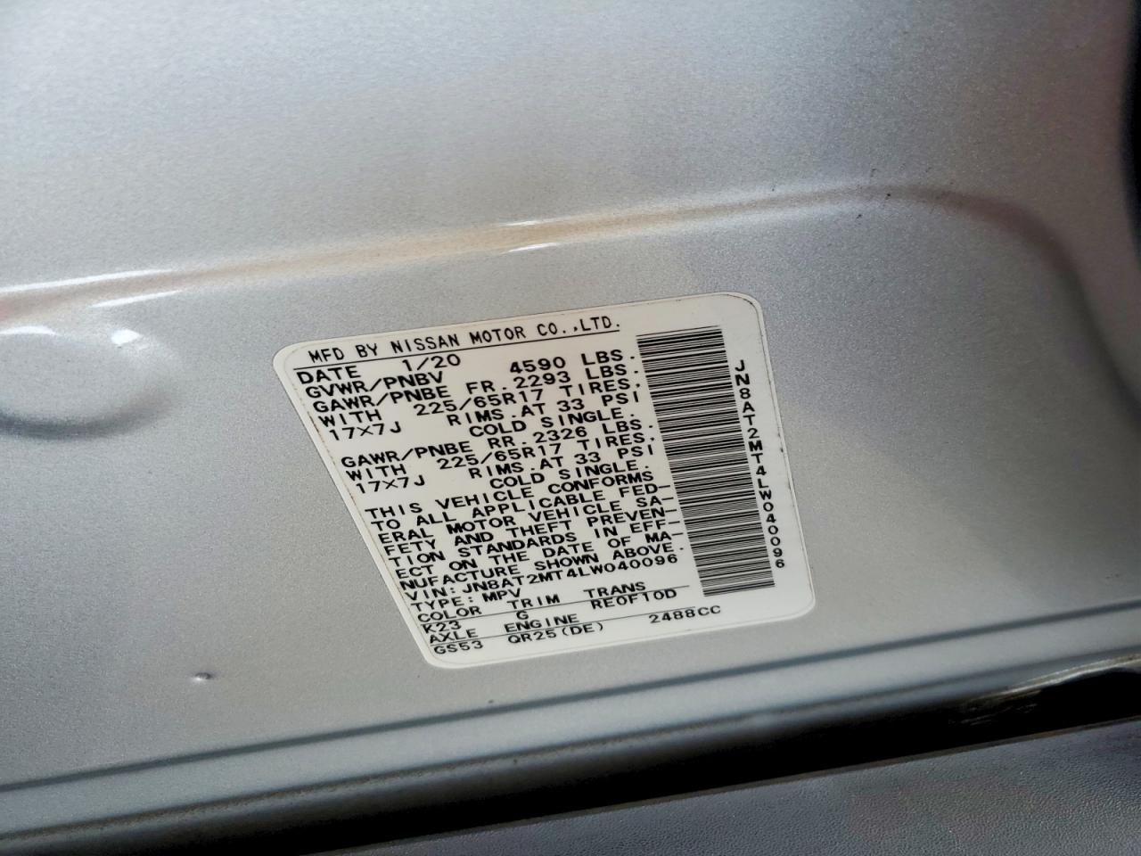 Nissan Rogue S