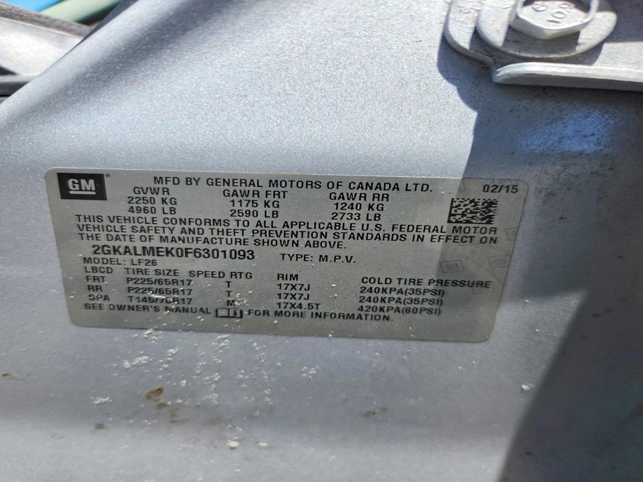 GMC Terrain Sle