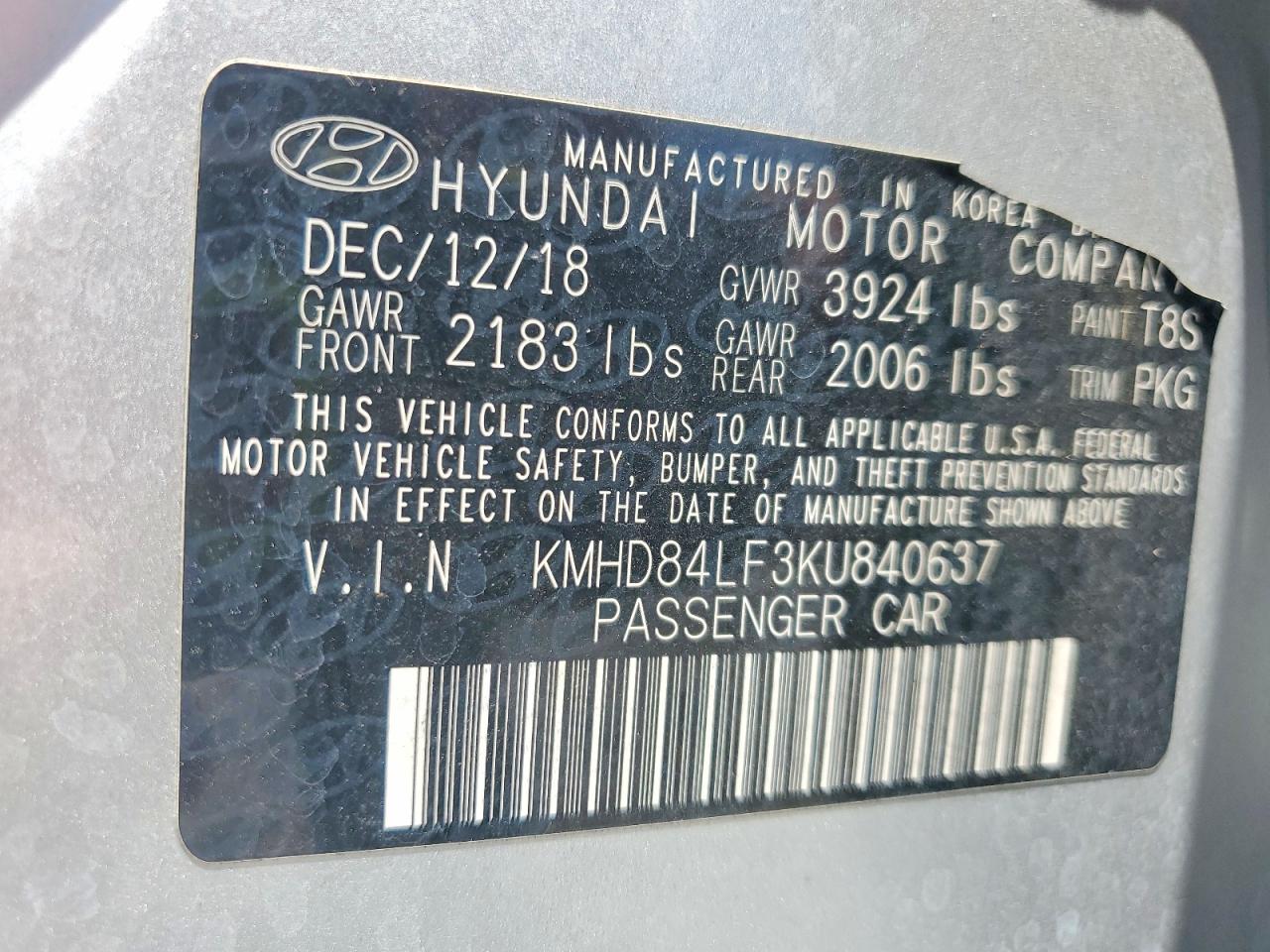 Hyundai ELANTRA Value Edition