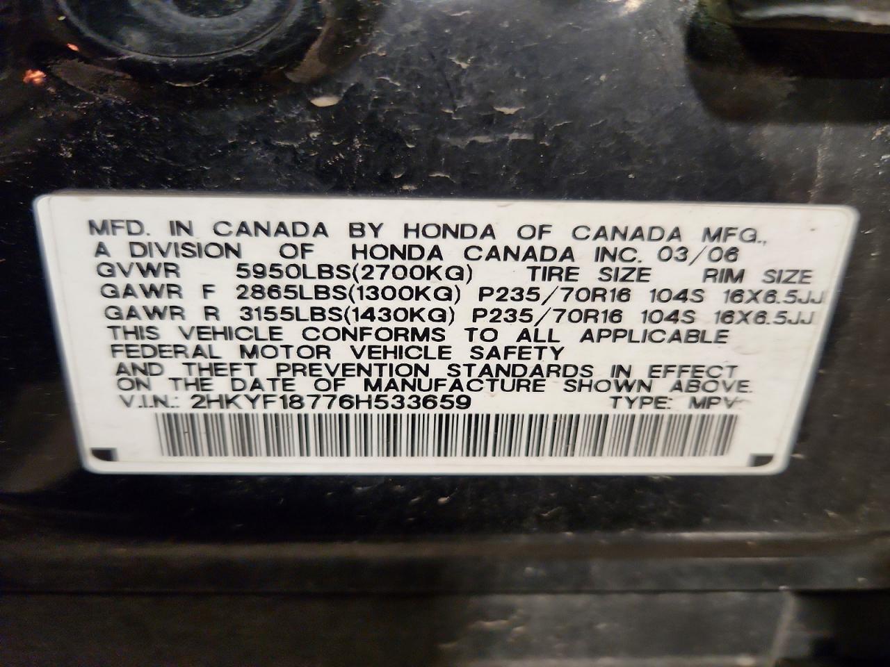Honda Pilot Ex