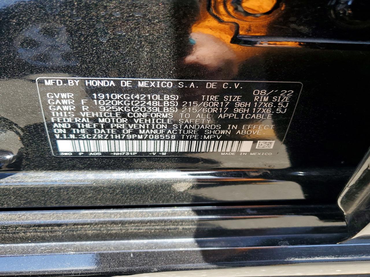 Honda HR-V Exl