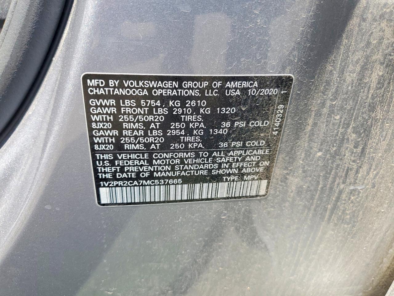 Volkswagen Atlas Se