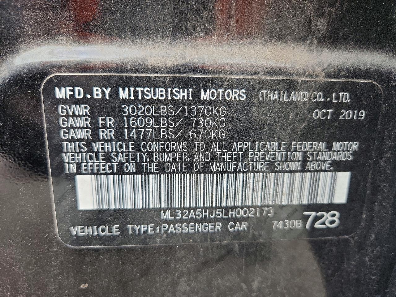 Mitsubishi Mirage Le