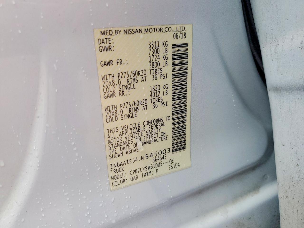 Nissan Titan Platinum Reserve