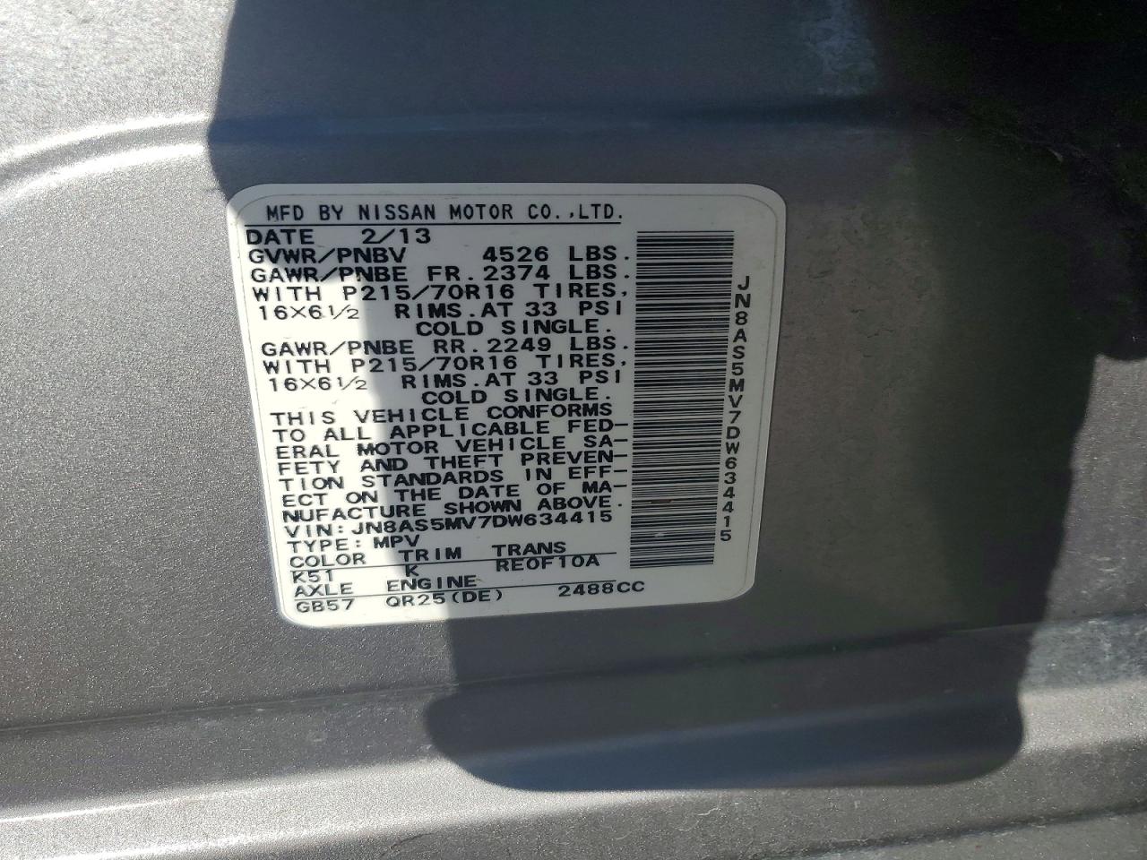 Nissan Rogue S