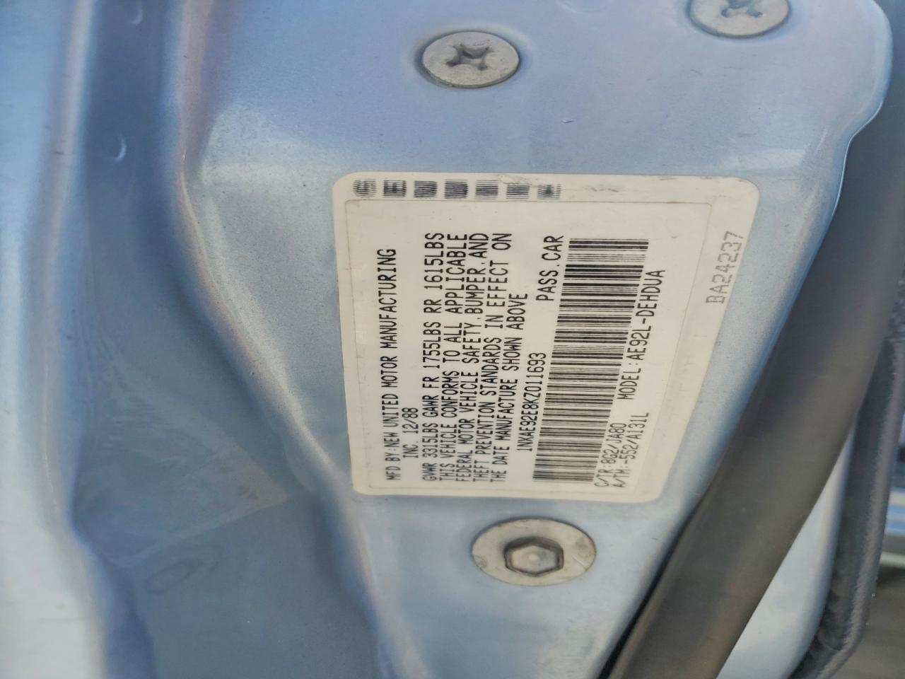 Toyota Corolla Dlx