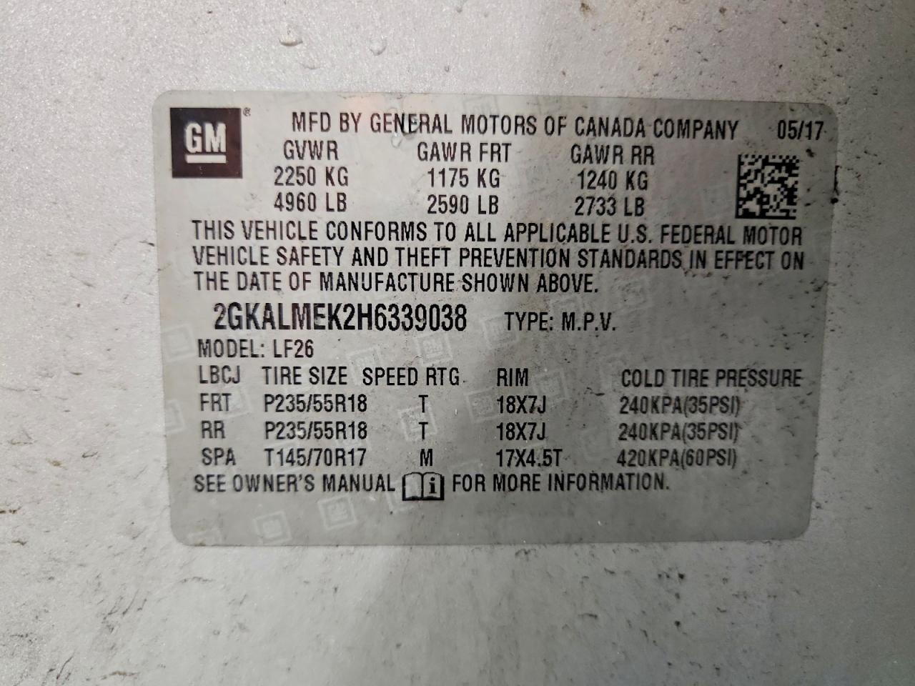 GMC Terrain Sle