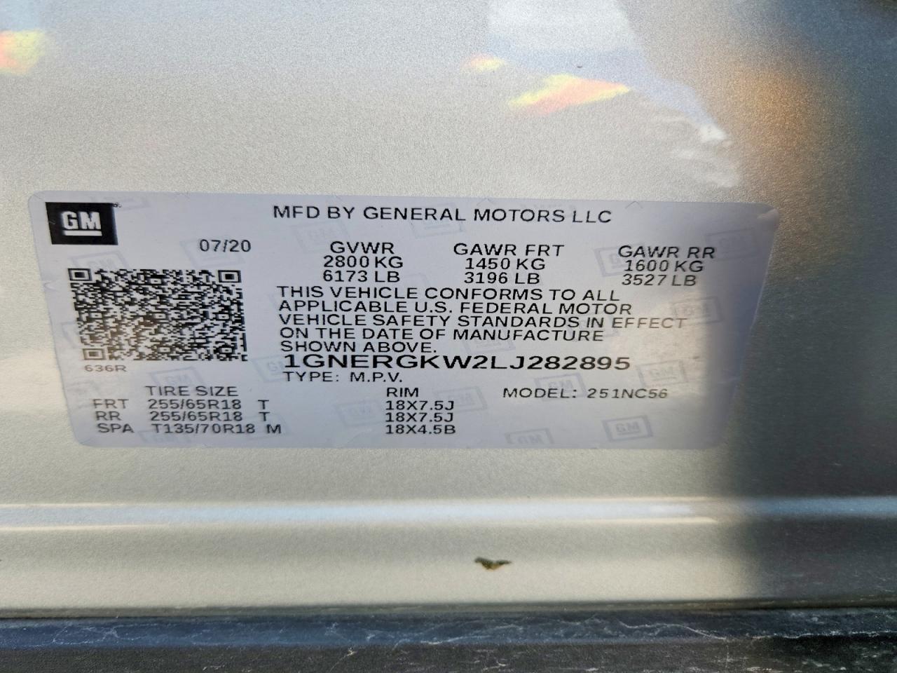 Chevrolet Traverse Lt