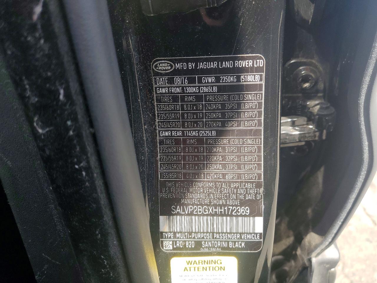 Land Rover Range Rover Se