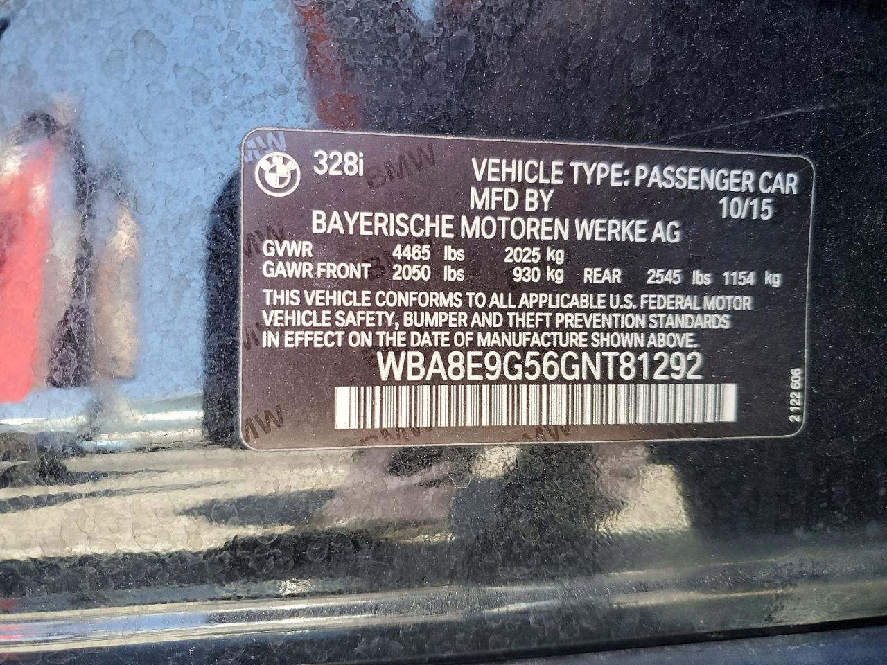 BMW 3 Series I Sulev