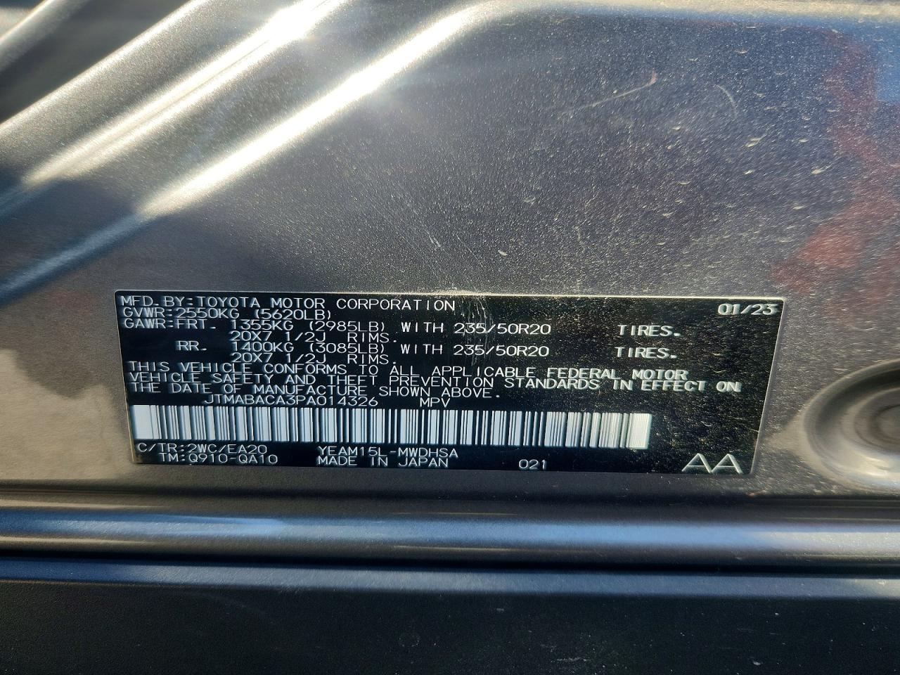 Toyota Bz4x Limit Limited