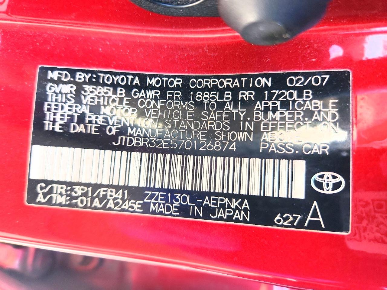 Toyota Corolla Le