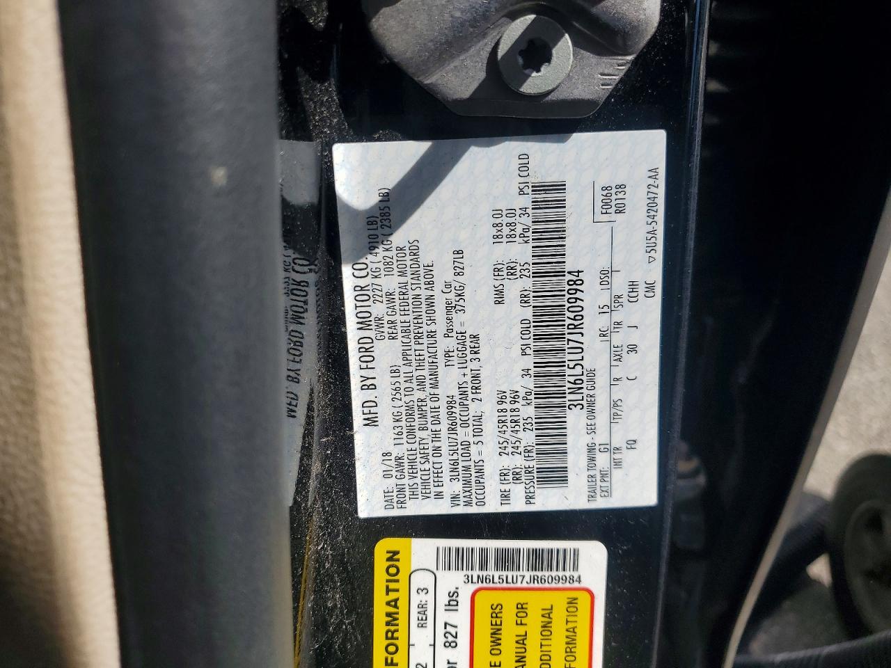 Lincoln MKZ Hybrid Select