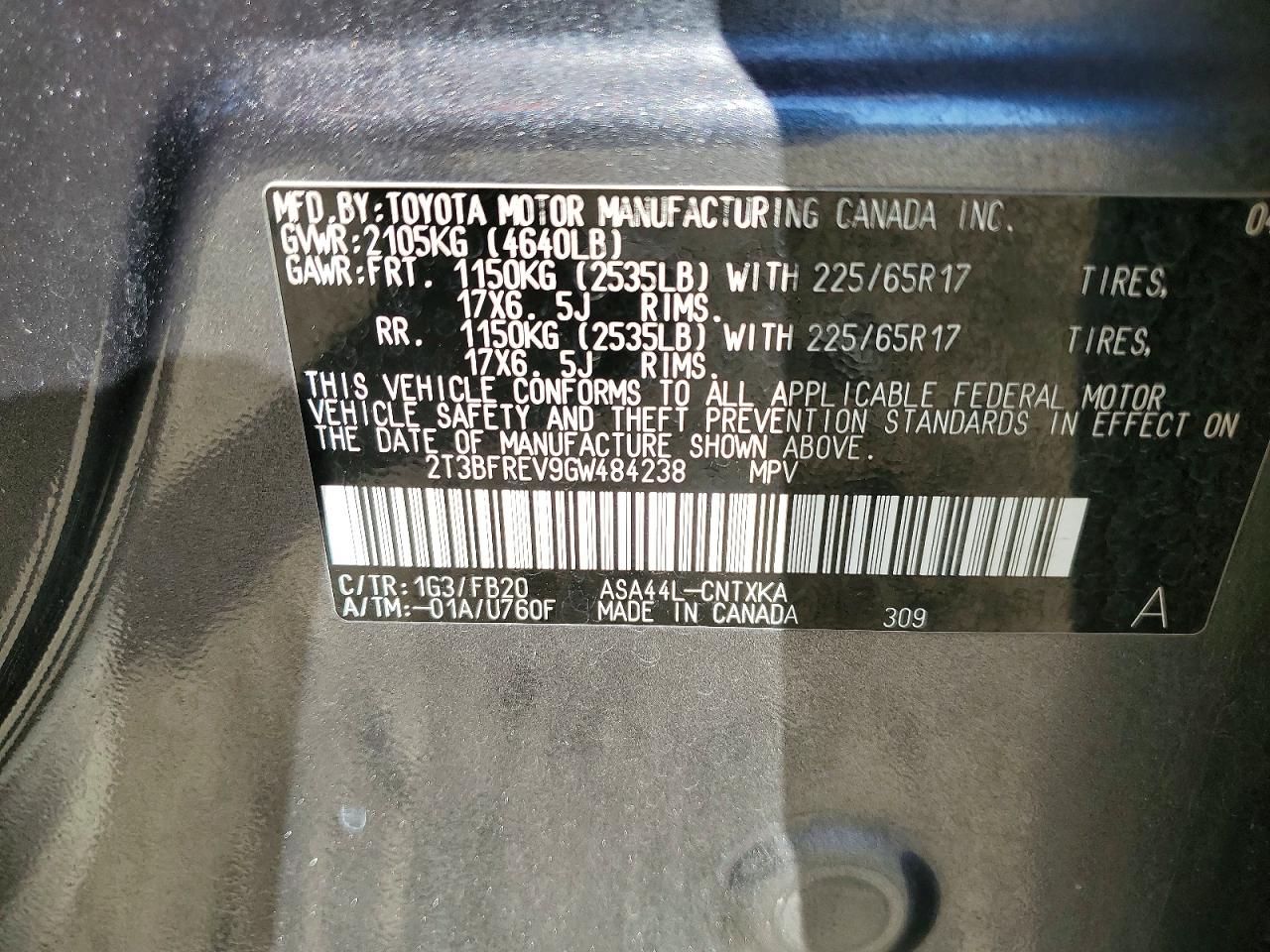 Toyota RAV4 Le