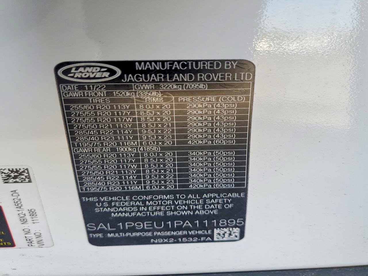 Land Rover Range Rover Dynamic Se