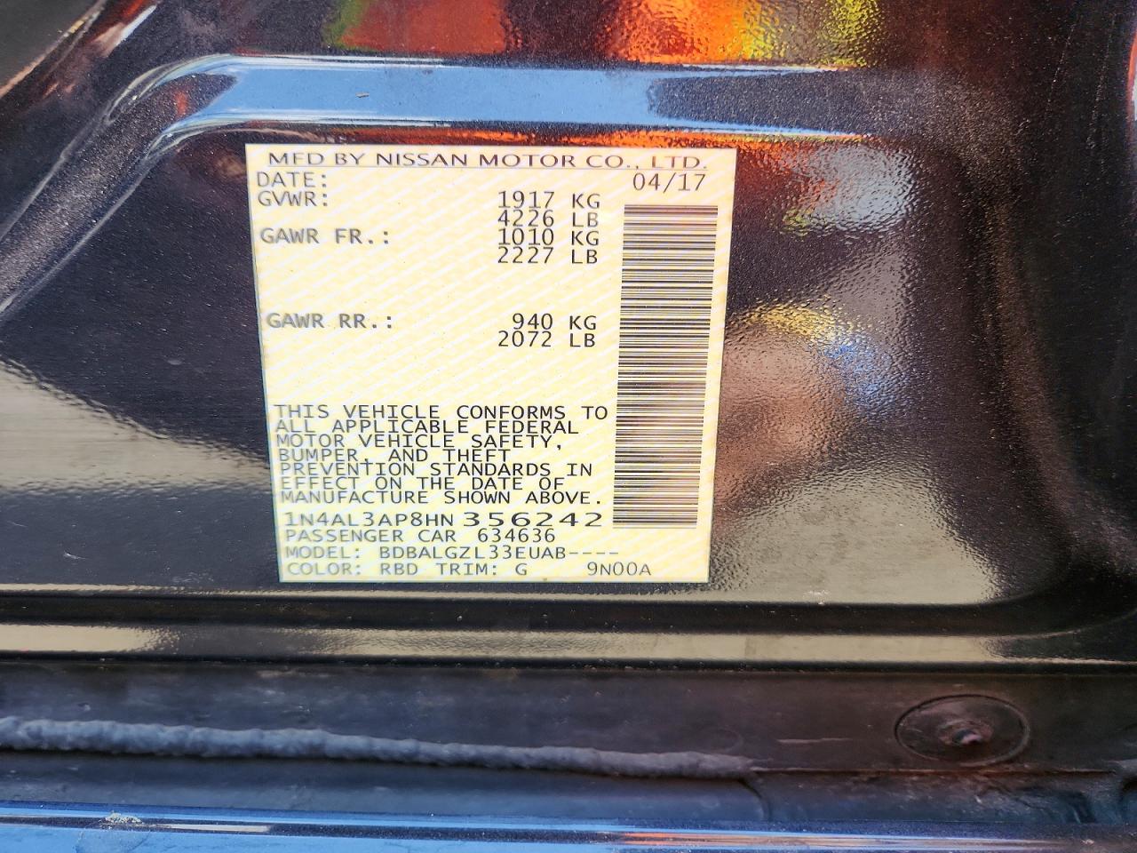 Nissan Altima 2.5 S