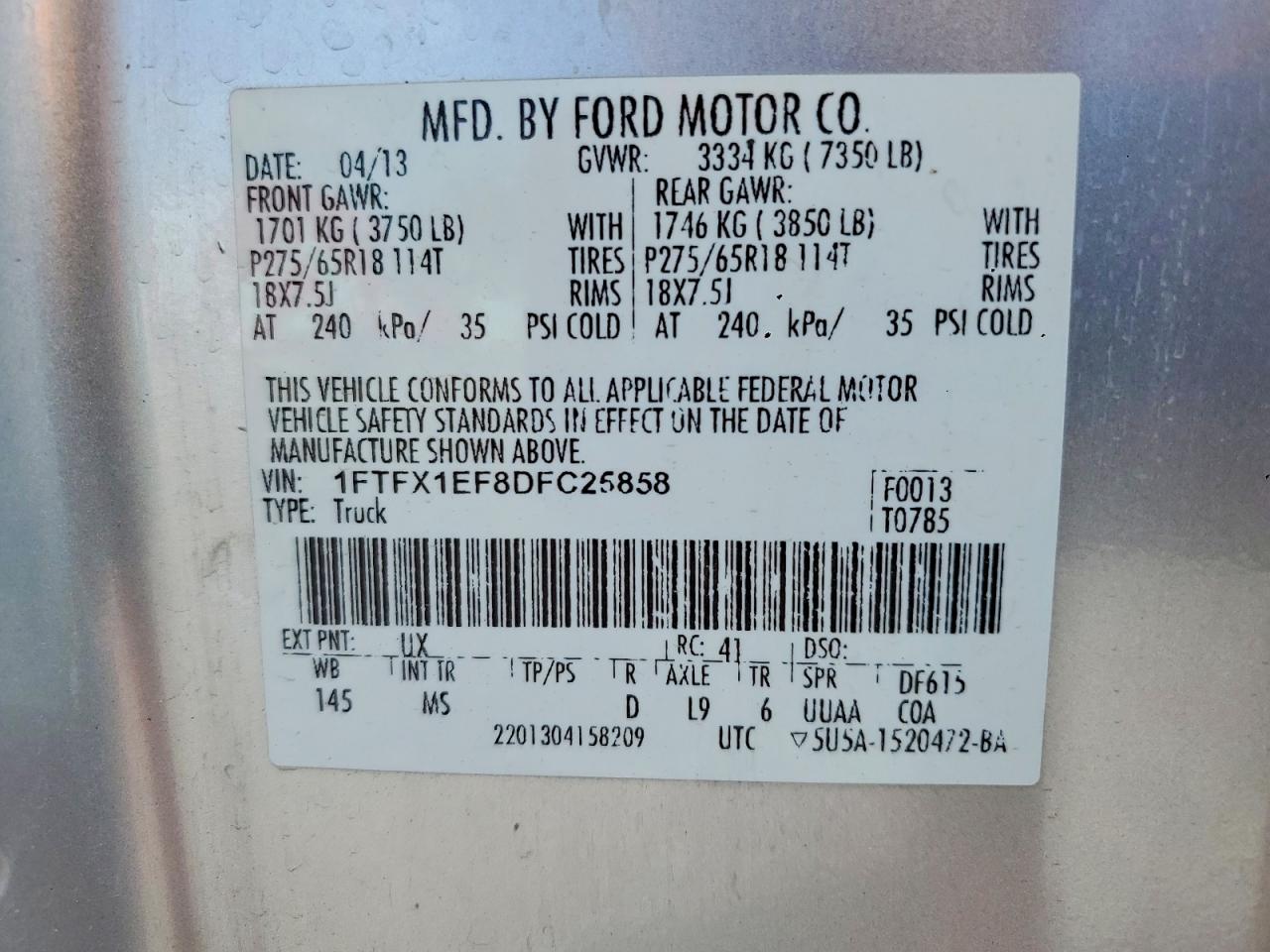 Ford F-150 Super Cab