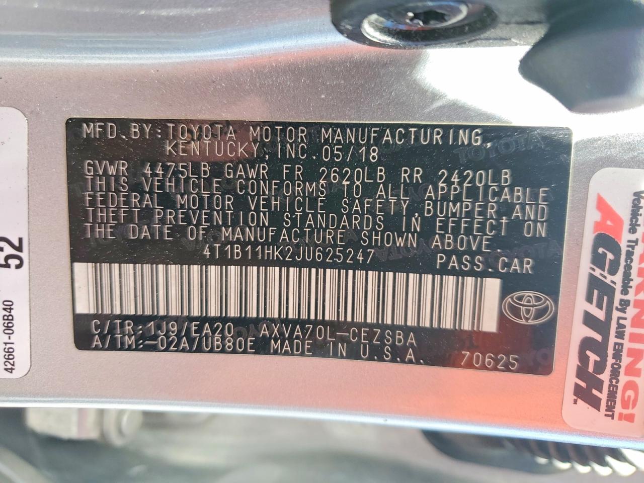 Toyota Camry Se