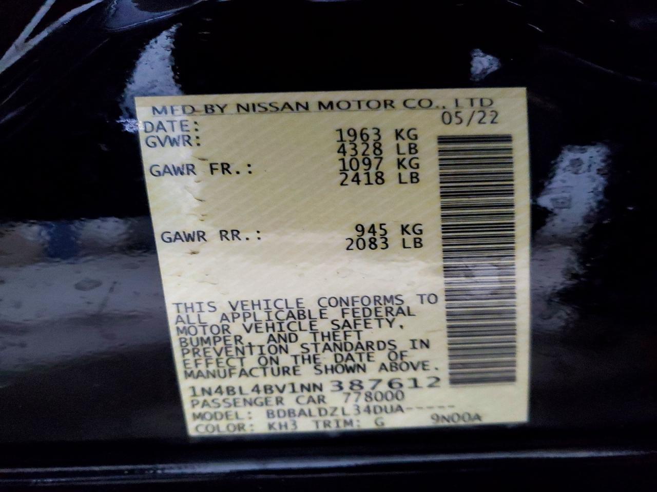 Nissan Altima 2.5 S