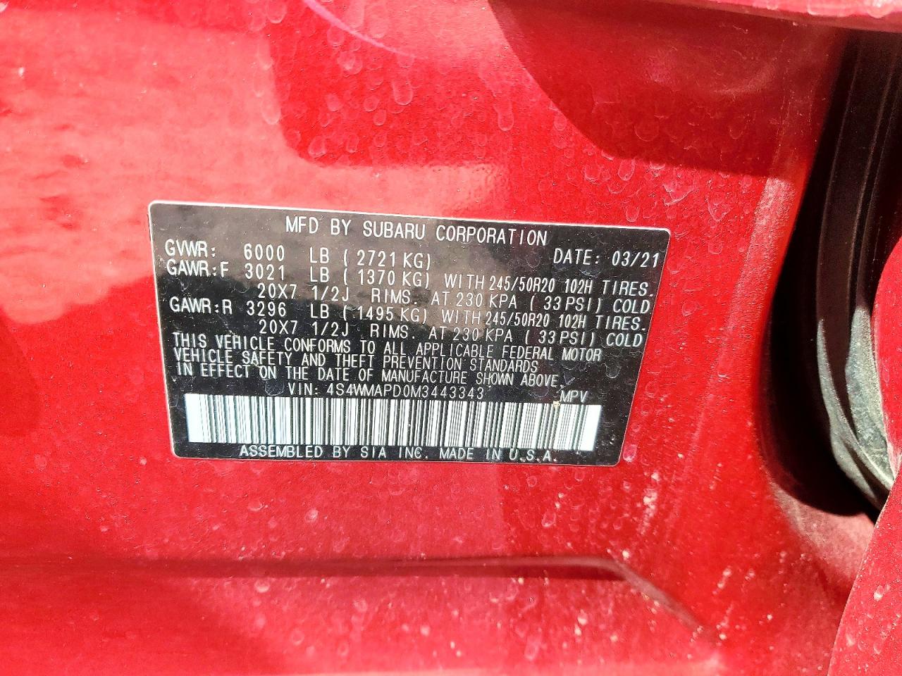 Subaru Ascent Limited