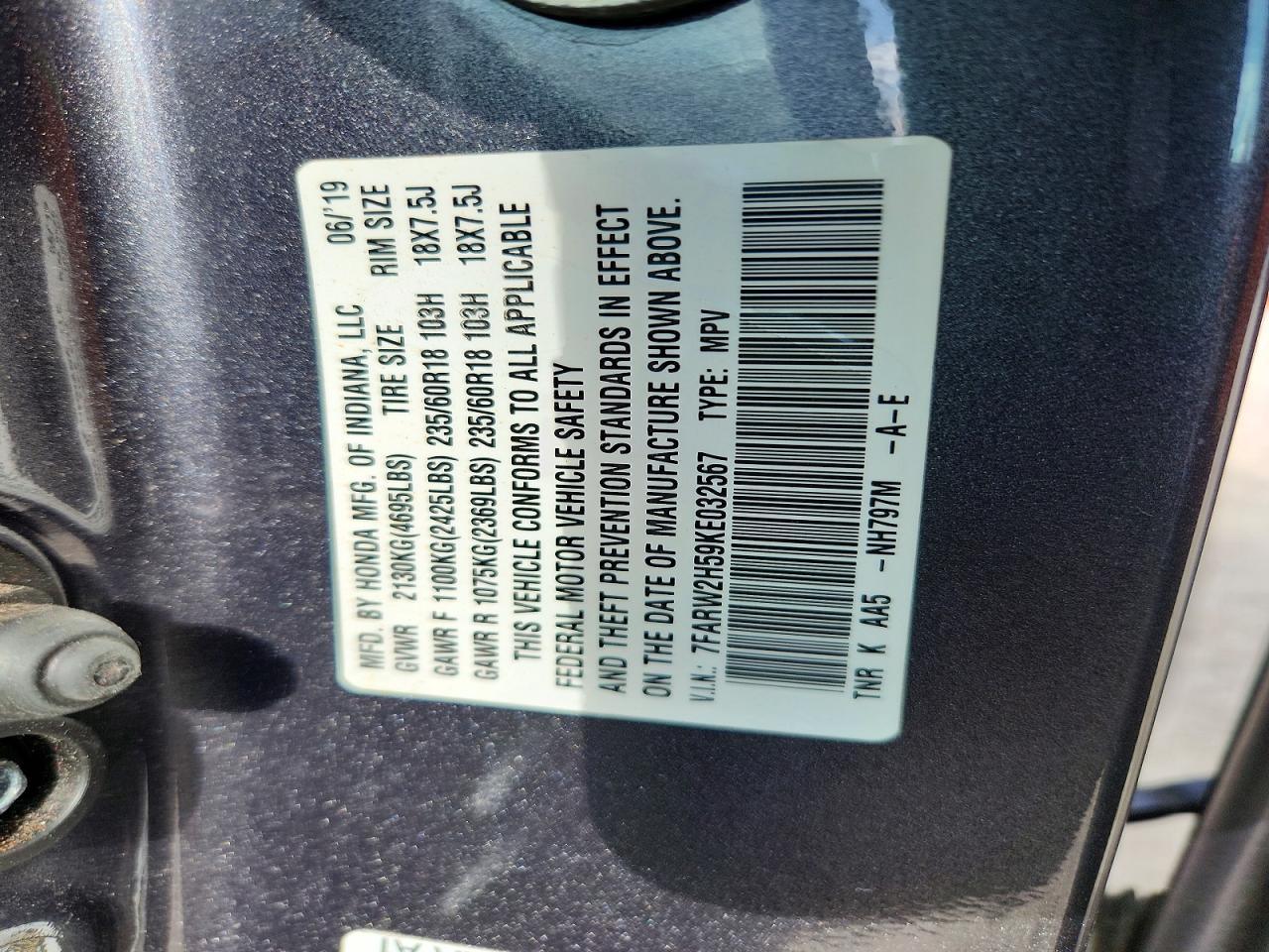 Honda Crv Ex