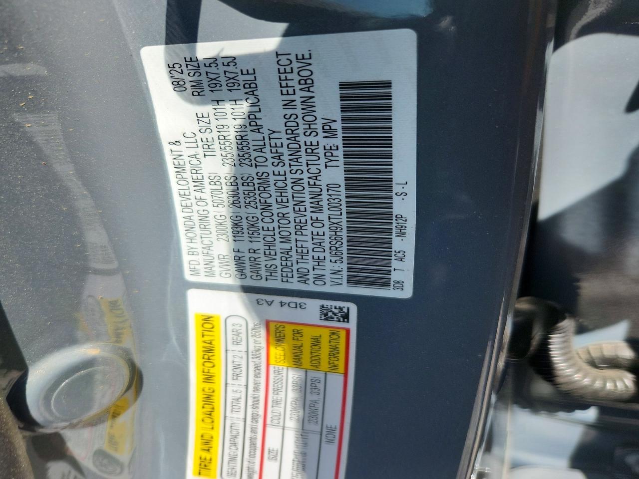 Honda Crv Sport Touring
