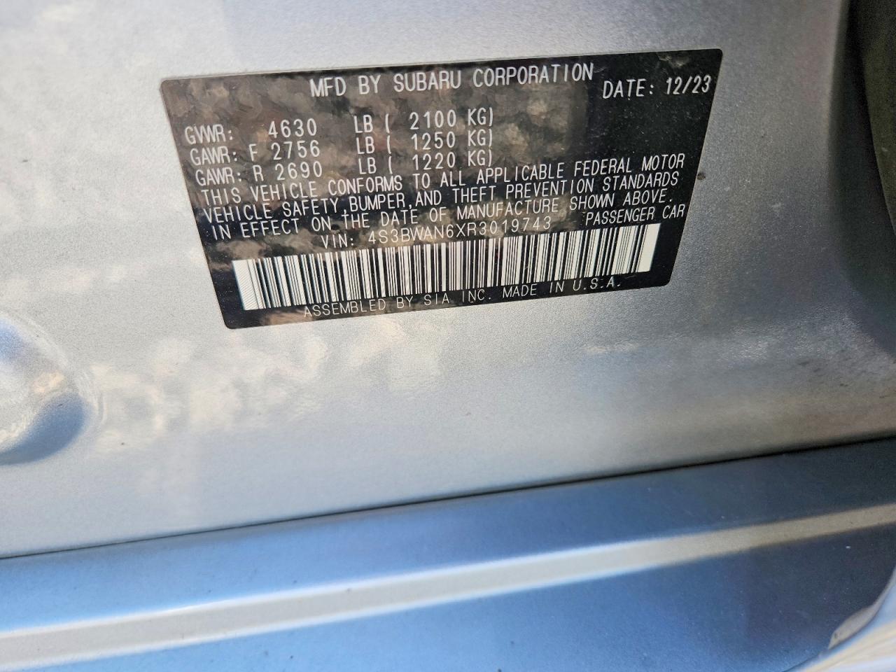 Subaru Legacy Limited