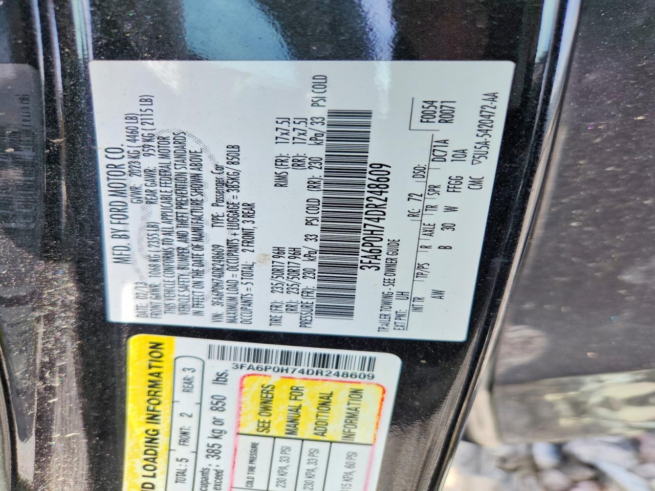 Ford Fusion Se