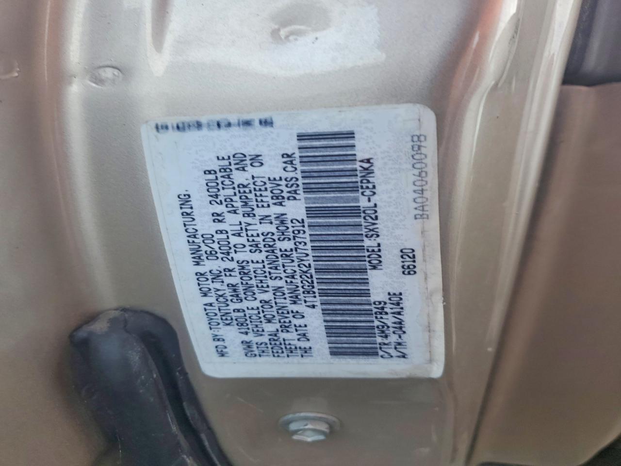 Toyota Camry Le