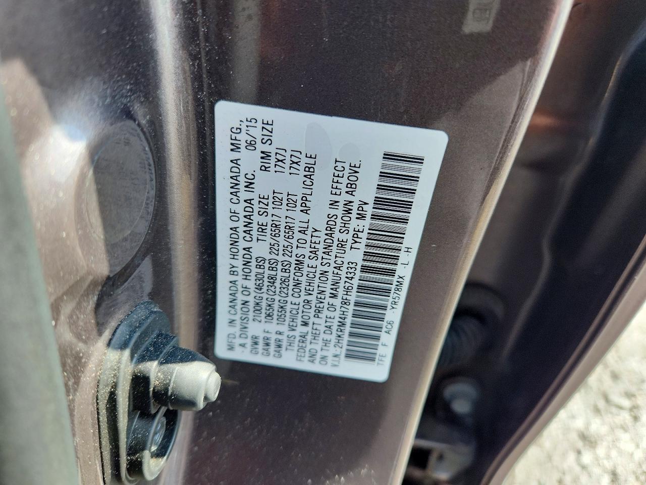 Honda Crv Exl