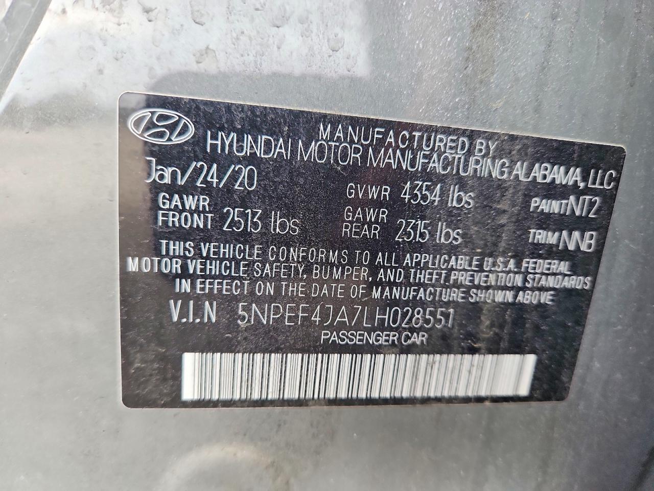 Hyundai SONATA Sel
