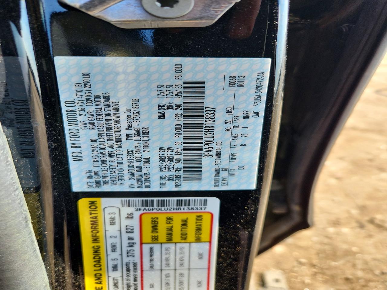 Ford Fusion Se Hybrid