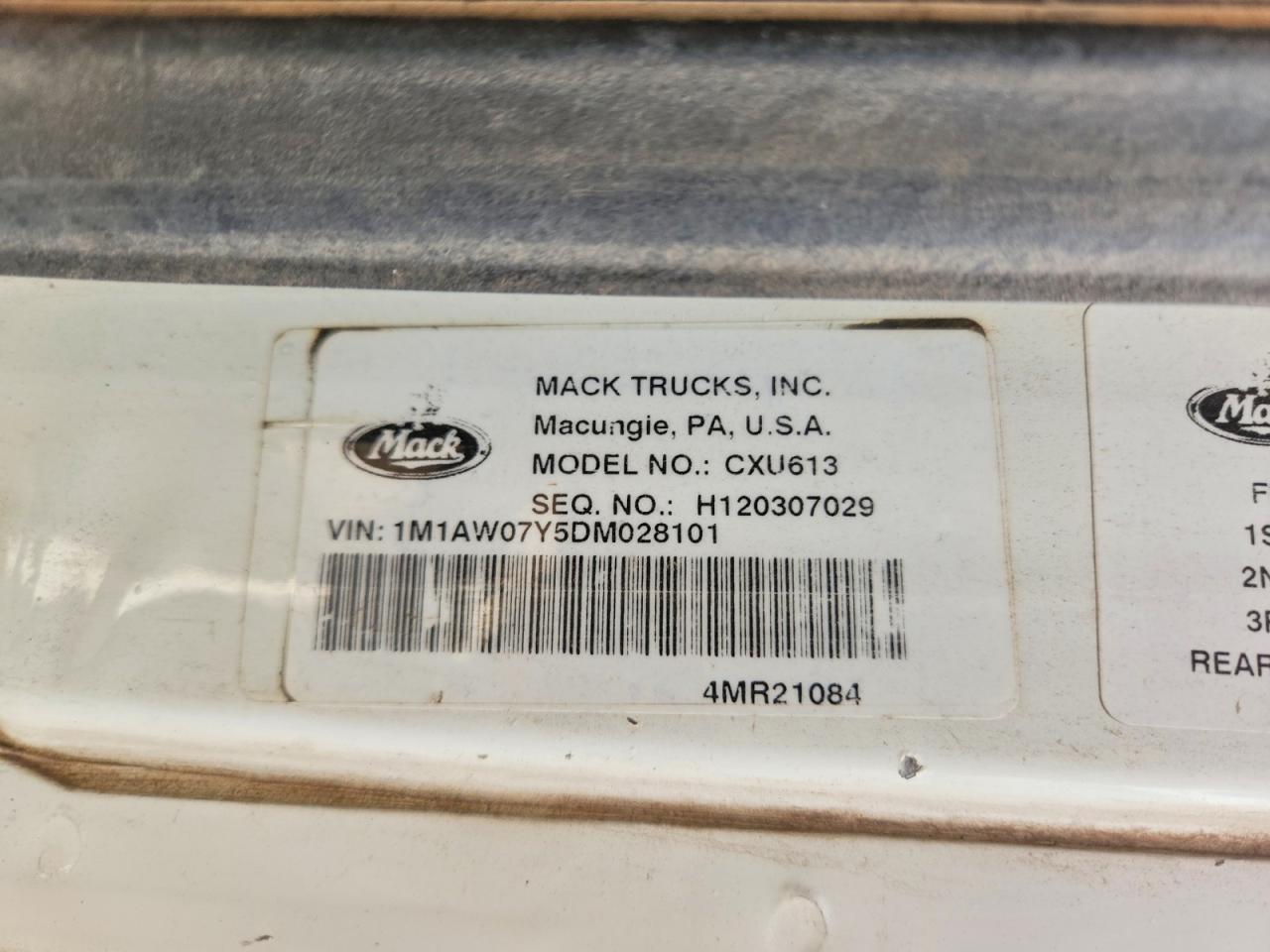 Mack 600 Cxu600