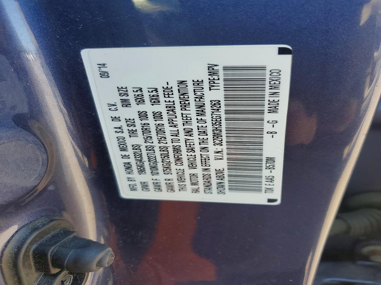 Honda Crv Lx